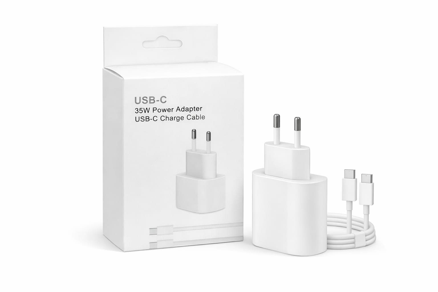 USB-C Adapter mit Ladekabel